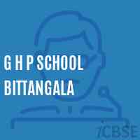 G H P School Bittangala Logo