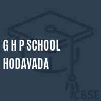 G H P School Hodavada Logo