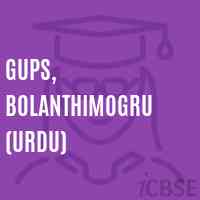 Gups, Bolanthimogru (Urdu) Middle School Logo
