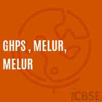 Ghps , Melur, Melur Middle School Logo
