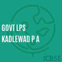 Govt Lps Kadlewad P A Primary School Logo
