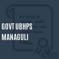 Govt Ubhps Managuli Middle School Logo