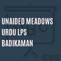 Unaided Meadows Urdu Lps Badikaman Primary School Logo