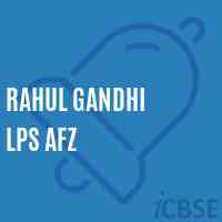 Rahul Gandhi Lps Afz School Logo