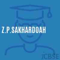 Z.P.Sakhardoah Middle School Logo