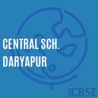 Central Sch. Daryapur Middle School Logo