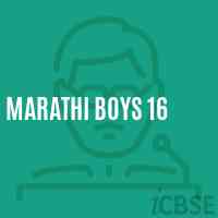 Marathi Boys 16 Primary School Logo