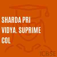 Sharda Pri Vidya. Suprime Col Primary School Logo