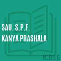 Sau. S.P.F. Kanya Prashala Primary School Logo