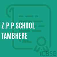 Z.P.P.School Tambhere Logo