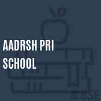 Aadrsh Pri School Logo
