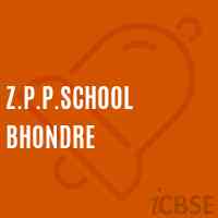 Z.P.P.School Bhondre Logo
