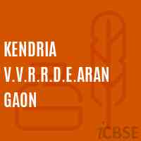 Kendria V.V.R.R.D.E.Arangaon Senior Secondary School Logo
