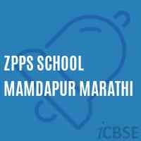 Zpps School Mamdapur Marathi Logo