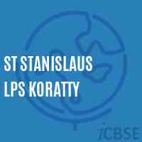 St Stanislaus Lps Koratty Primary School Logo