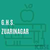 G.H.S. Zuarinagar Secondary School Logo