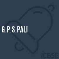 G.P.S.Pali Primary School Logo