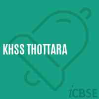 Khss Thottara High School Logo