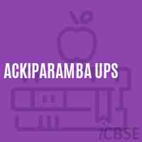 Ackiparamba Ups Middle School Logo