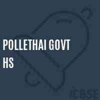 Pollethai Govt Hs Secondary School Logo