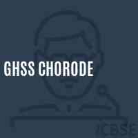 Ghss Chorode High School Logo