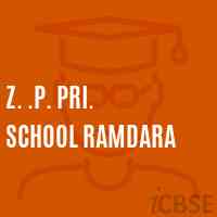 Z. .P. Pri. School Ramdara Logo