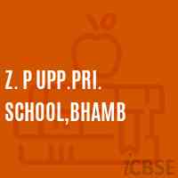 Z. P Upp.Pri. School,Bhamb Logo