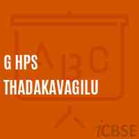 G Hps Thadakavagilu Middle School Logo