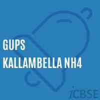 Gups Kallambella Nh4 Middle School Logo