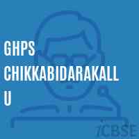 Ghps Chikkabidarakallu Middle School Logo