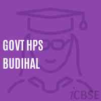 Govt Hps Budihal Middle School Logo