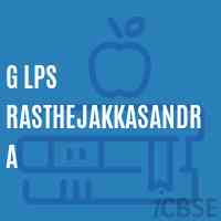 G Lps Rasthejakkasandra Primary School Logo