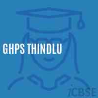 Ghps Thindlu Middle School Logo
