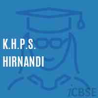 K.H.P.S. Hirnandi Middle School Logo