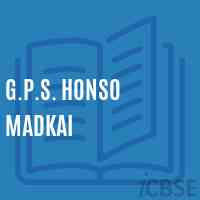 G.P.S. Honso Madkai Primary School Logo