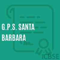 G.P.S. Santa Barbara Primary School Logo