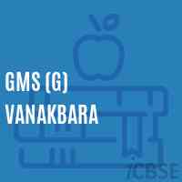 Gms (G) Vanakbara Middle School Logo