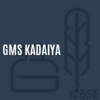 Gms Kadaiya Middle School Logo