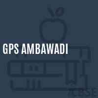Gps Ambawadi Primary School Logo