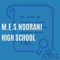 M.E.S.Noorani High School Logo