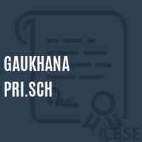 Gaukhana Pri.Sch Primary School Logo
