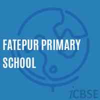 Fatepur Primary School Logo