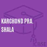 Karchond Pra. Shala Middle School Logo