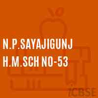 N.P.Sayajigunj H.M.Sch No-53 Middle School Logo