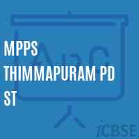Mpps Thimmapuram Pd St Primary School Logo