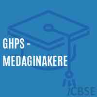 Ghps - Medaginakere Middle School Logo