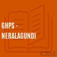 Ghps - Neralagundi Middle School Logo