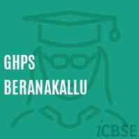 Ghps Beranakallu Middle School Logo