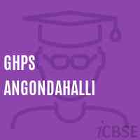Ghps Angondahalli Middle School Logo