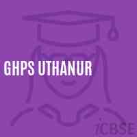 Ghps Uthanur Middle School Logo